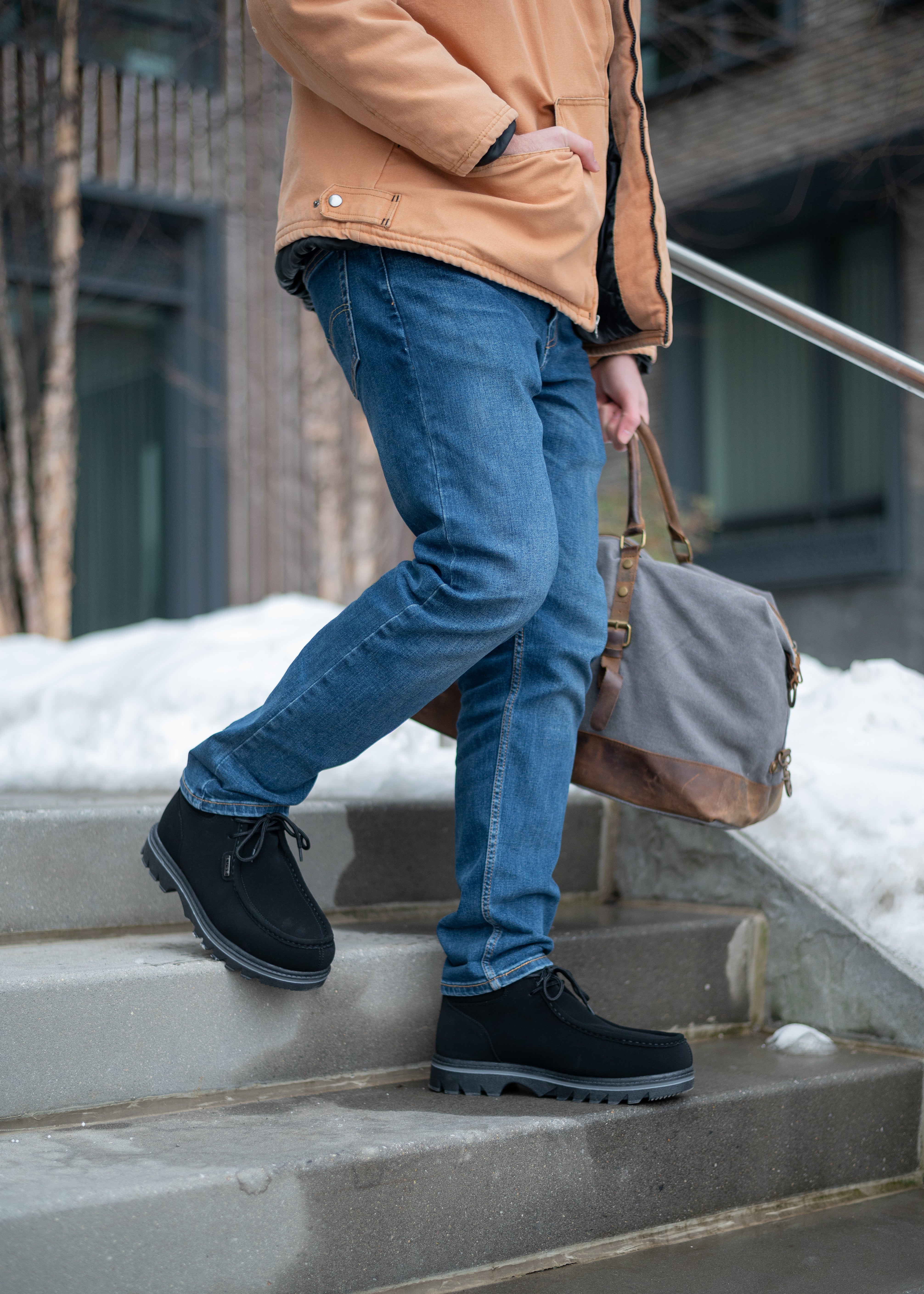 Men's Fringe Moc Toe Boot