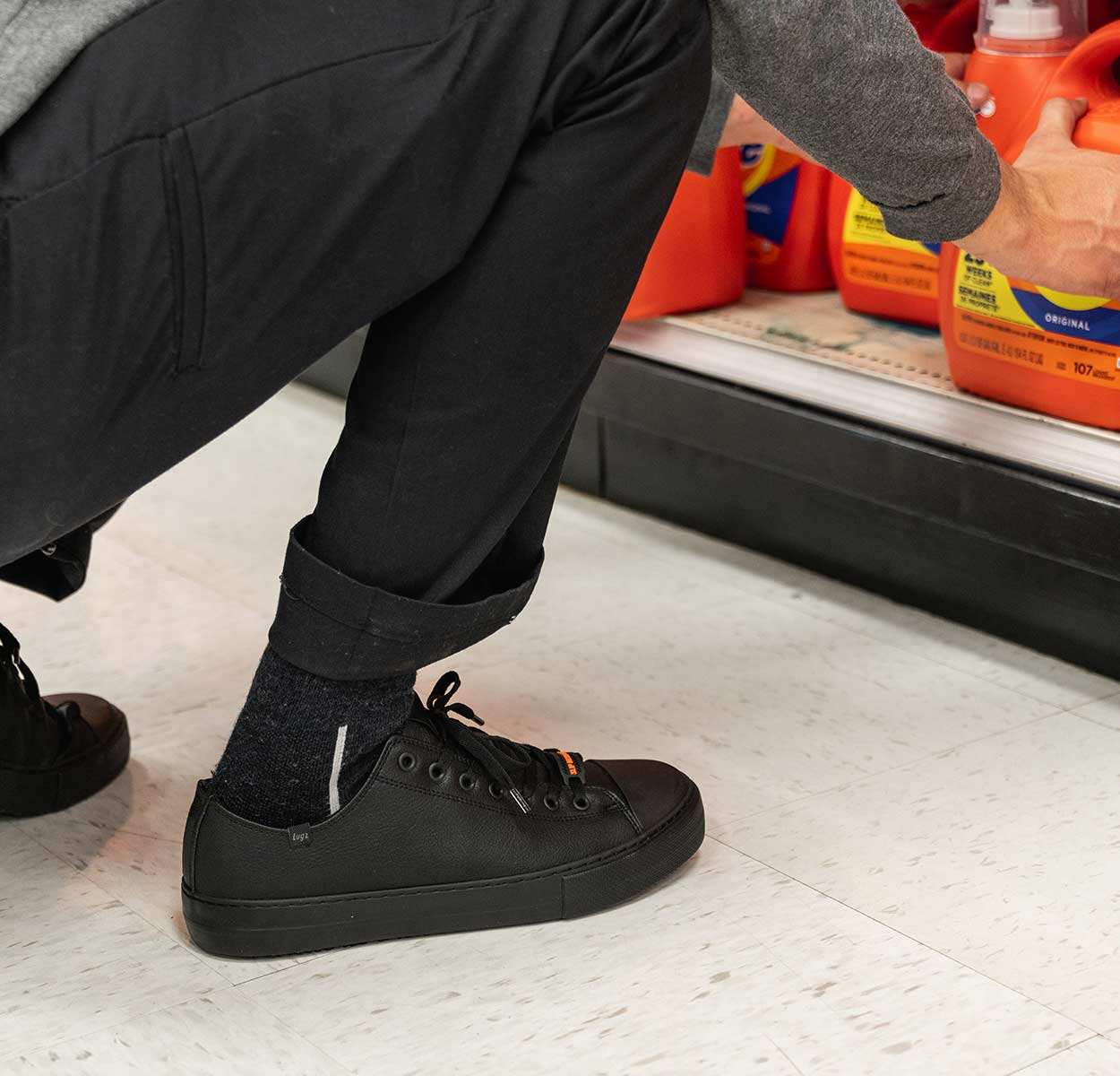 Mens Stagger Lo SR Black