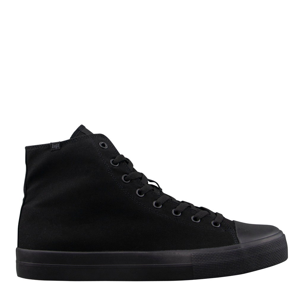 Lugz Women's Stagger Hi Classic Canvas Sneaker - Retro High-Top Casual Shoe
